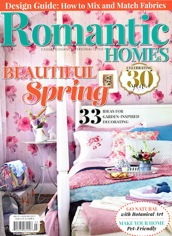 Well Furnished Weaving Wicker, Romantic Homes Magazine, March 2017