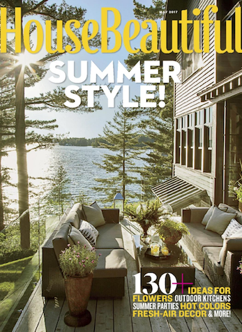 Move The Party Outside, House Beautiful Magazine, May 2017