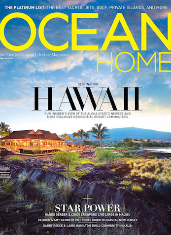 Fireside Beach Party, Ocean Home Magazine, May 2018