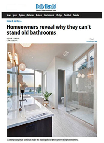 Homeowners reveal why they can't stand old bathrooms, Daily Herald, February 2019