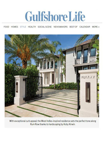 Home of the Month: Stylish (But Not Too Edgy) in Port Royal, Gulfshore Life, March 2019